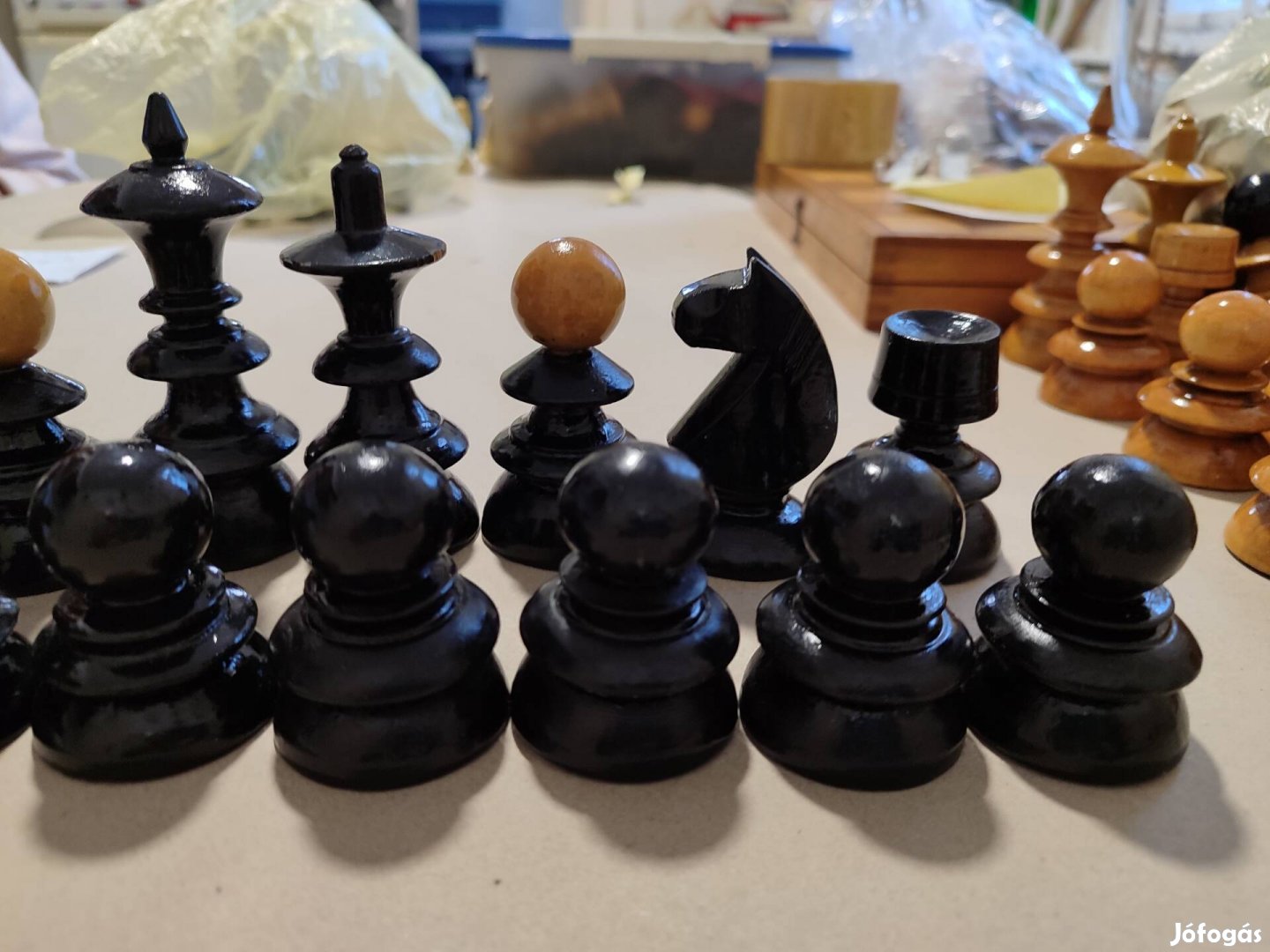 Faragott sakk figura készlet 