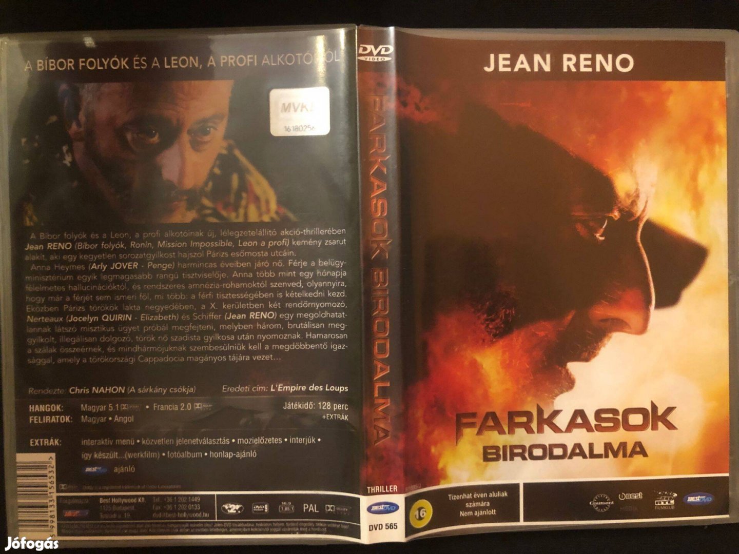 Farkasok birodalma DVD (karcmentes, Jean Reno, Arly Jover)