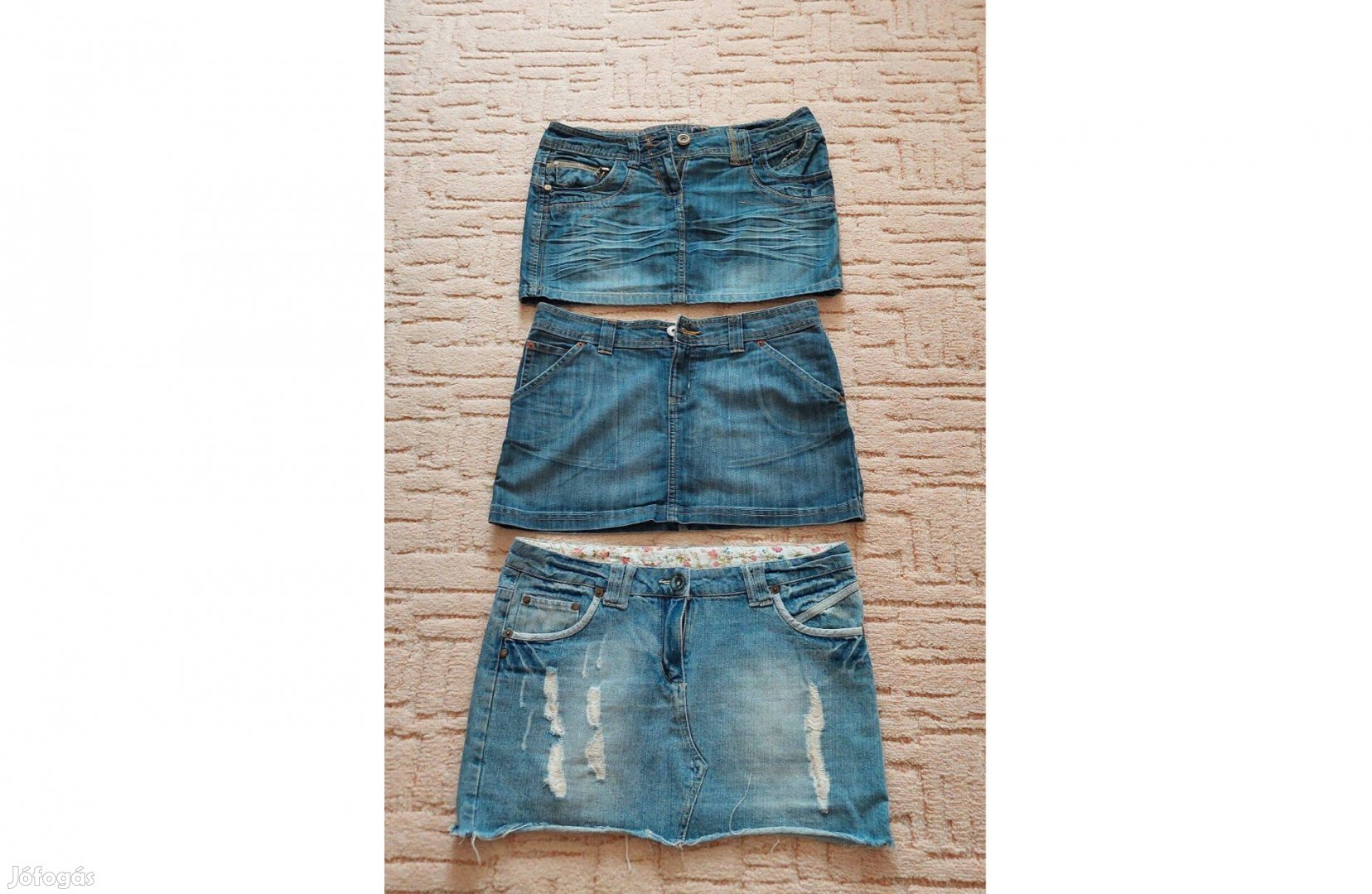 Farmer szoknya, mini, S-es méret