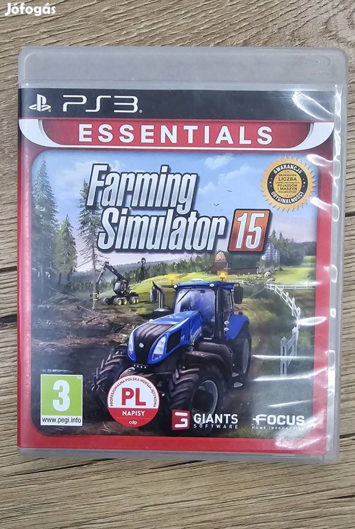 Farming Simulator 15 Ps3 használt játék Playstation 3 