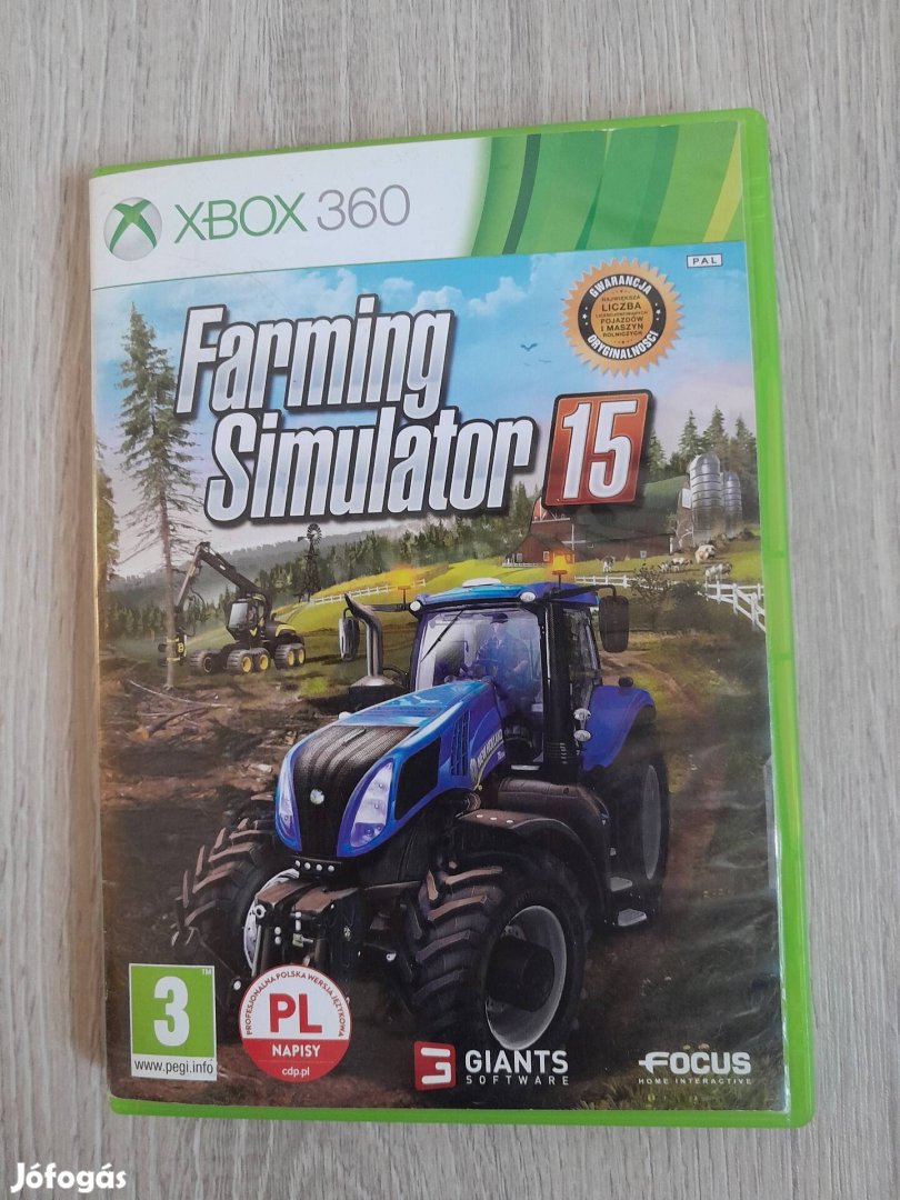 Farming Simulator 15 Xbox 360 játék