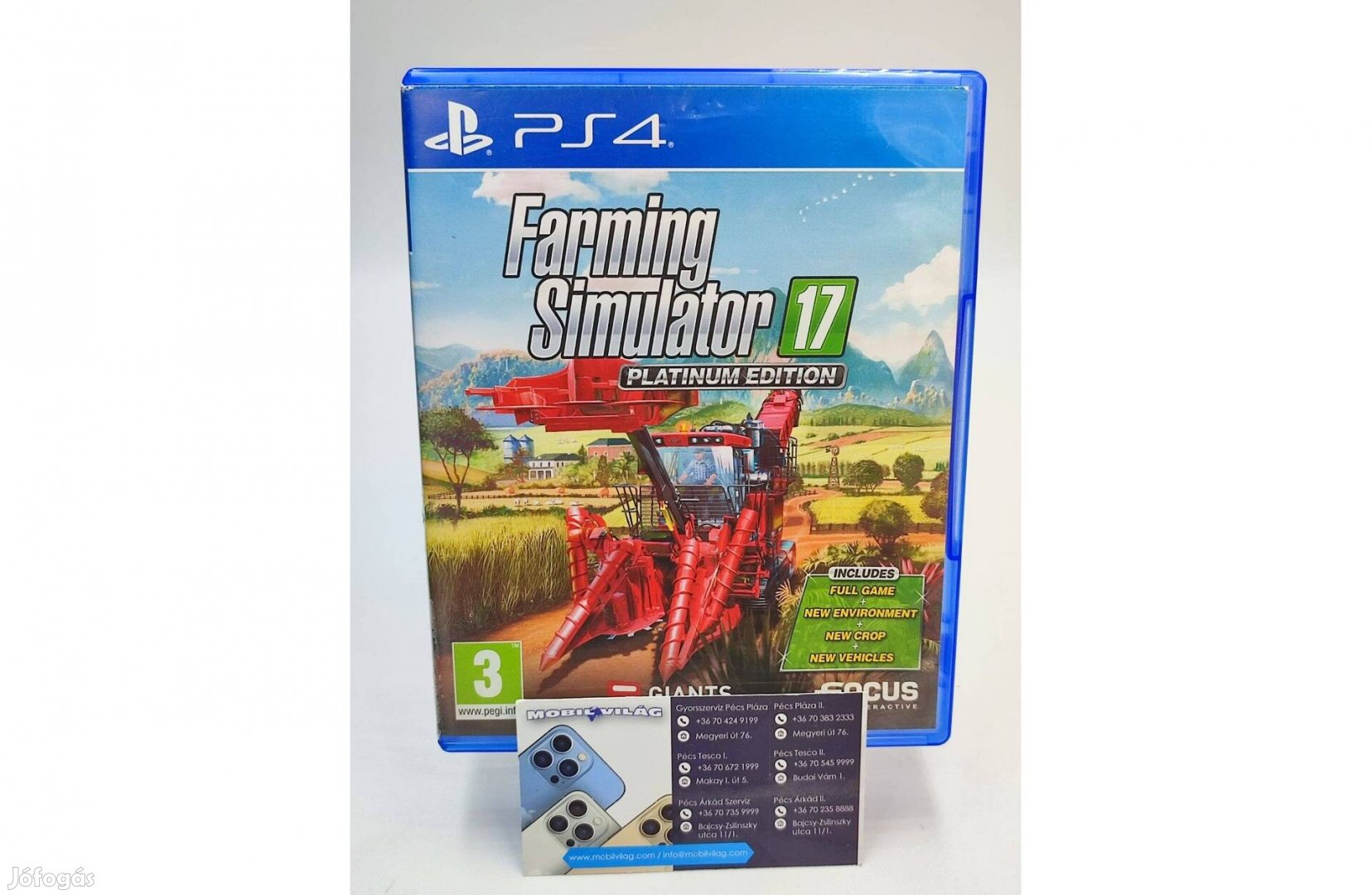 Farming Simulator 17 Platinum Edition PS4 Garanciával #konzl0717