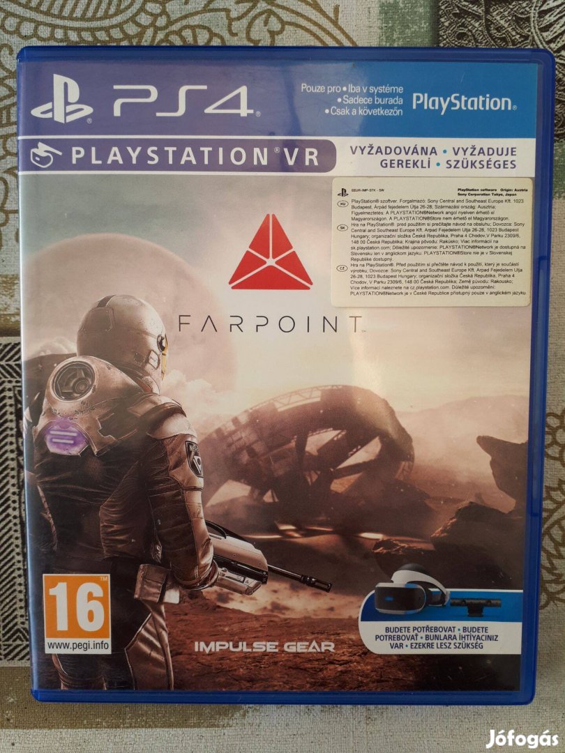 Farpoint VR ps4-PS5 játék eladó-csere "