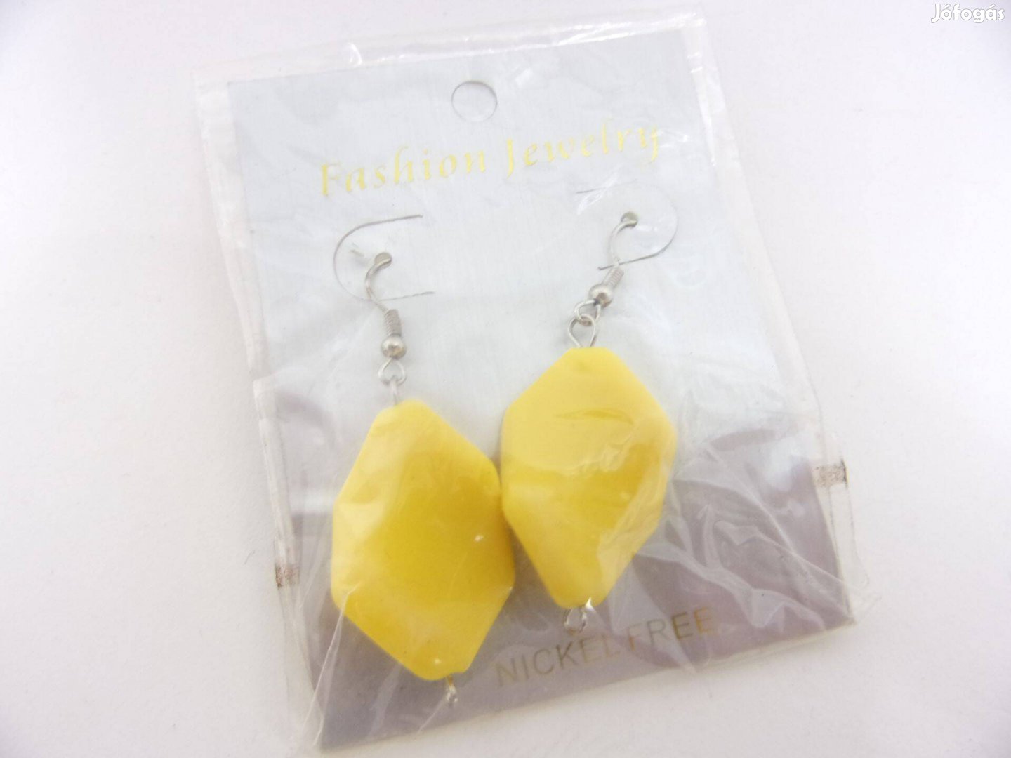 Fashion Jewelry sárga színű fülbevaló
