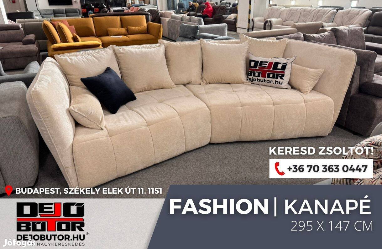 Fashion vaj rugós sarok kanapé ülőgarnitúra 295x147 cm fix bútor