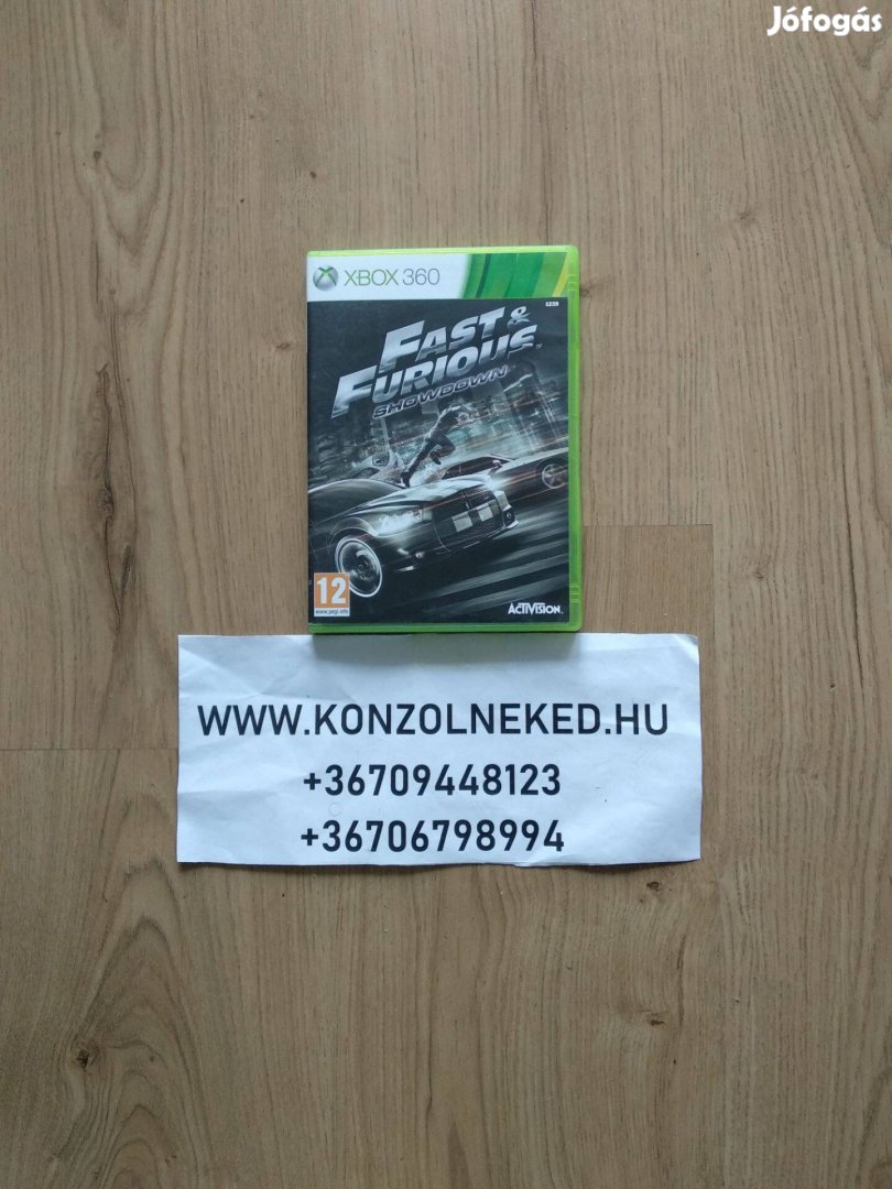 Fast Furious Showdown eredeti Xbox 360 játék