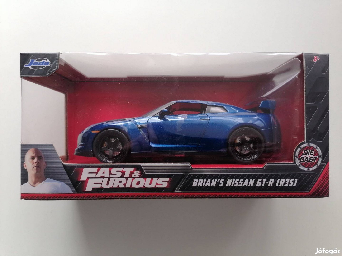 Fast & Furious Brian's Nissan GT-R (R35) 1:24 Autó Modell