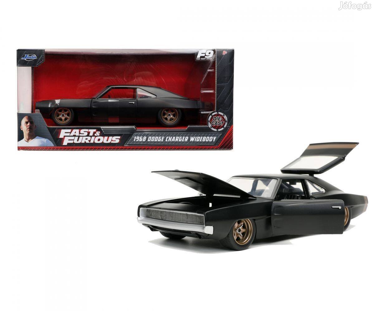 Fast & Furious Halálos Iramban 1968 Dodge Charger Widebody 1:24 Modell