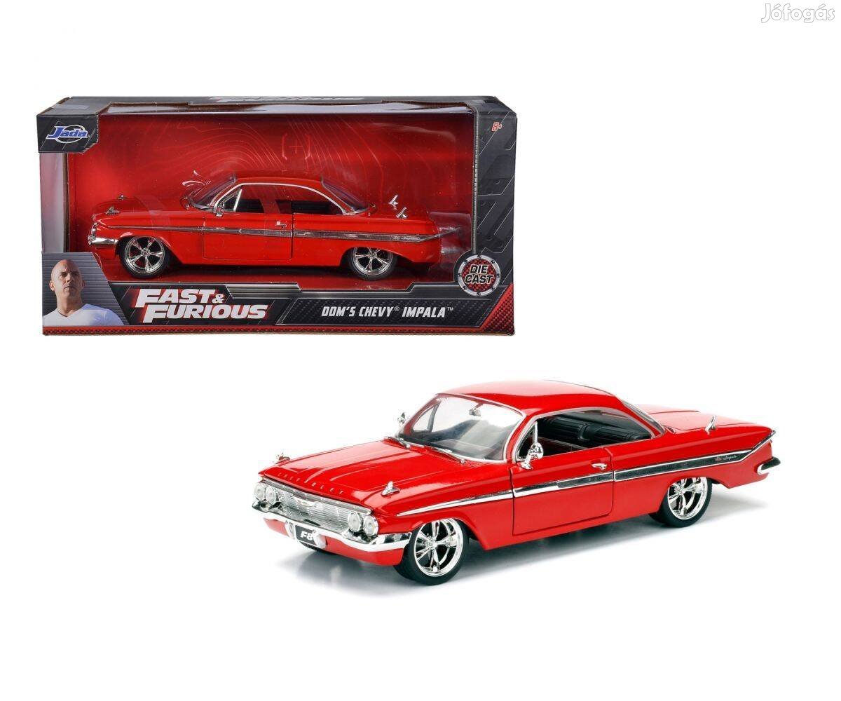 Fast & Furious Halálos Iramban Dom's Chevy Impala 1:24 Autó Modell