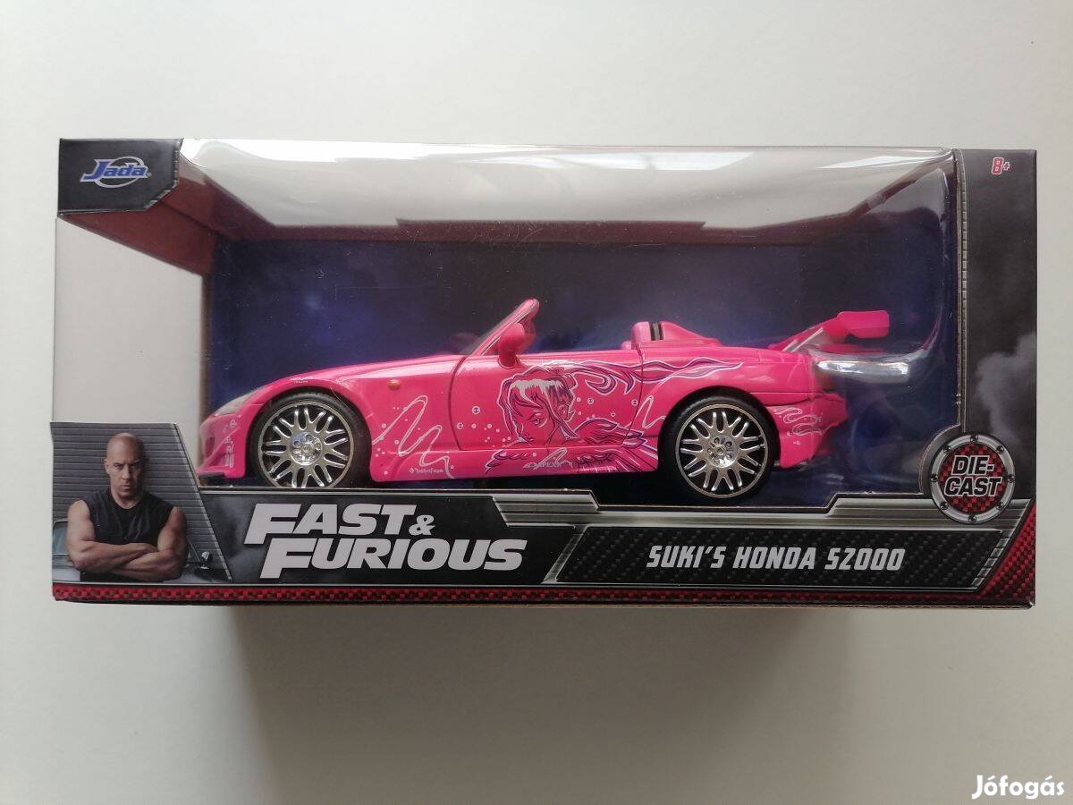 Fast & Furious Halálos Iramban Suki's Honda S2000 1:24 Autó modell