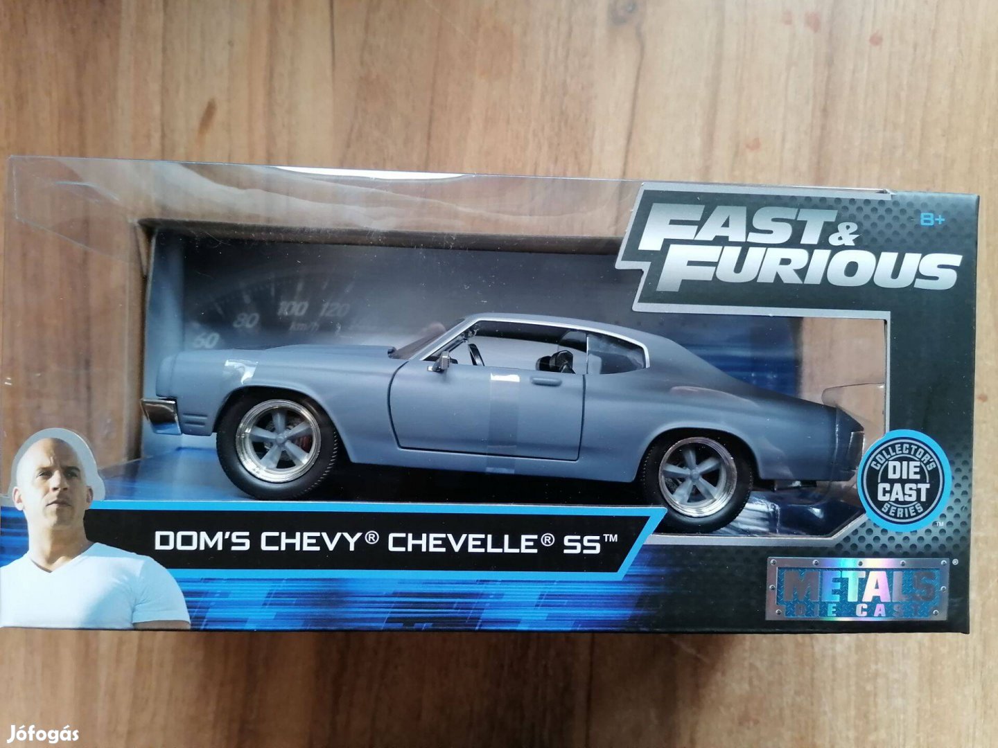 Fast & Furious új Dom 's Chevy Chevelle SS szürke 1:24 modell autó
