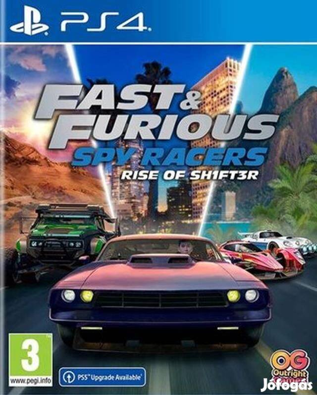 Fast and Furious Spy Racers Rise of SH1FT3R PS4 játék