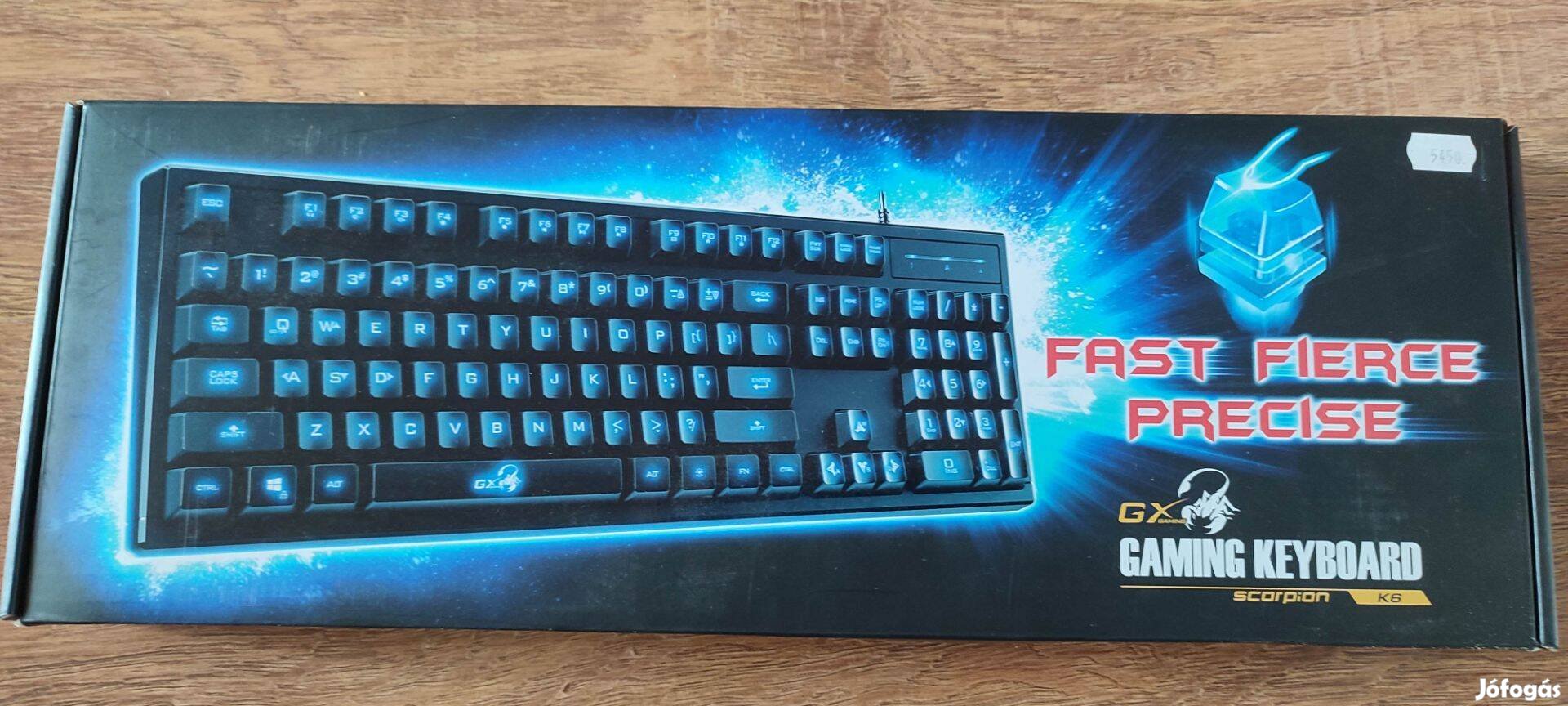 Fast fierce precíse gaming keyboard Scorpions K6 billentyűzet
