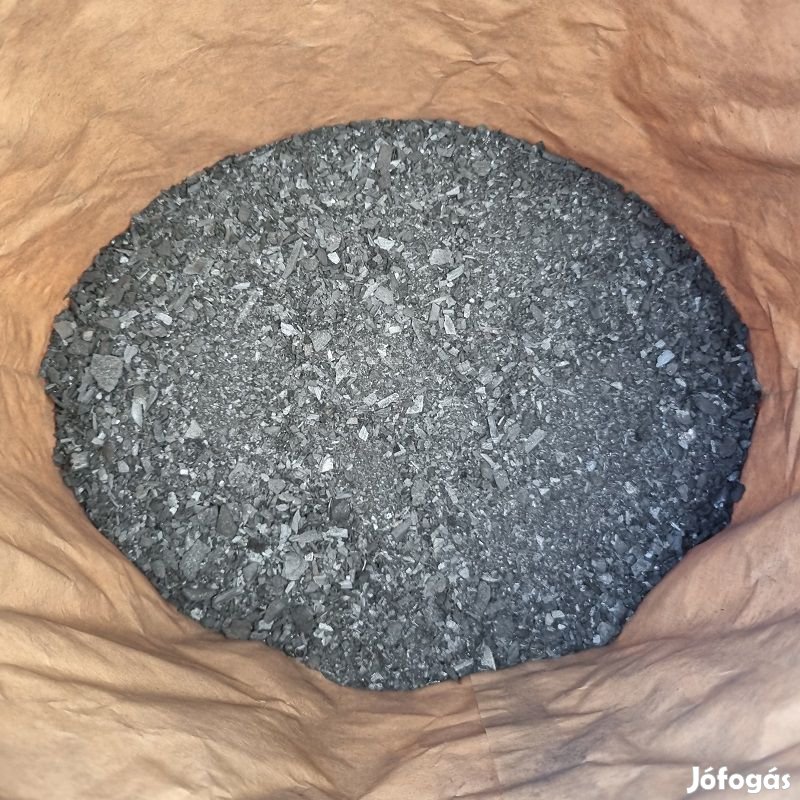 Faszén por bükkfából, biológiai talajjavító 10kg bükk faszénpor