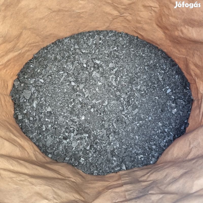 Faszén por bükkfából, biológiai talajjavító 10kg bükk faszénpor