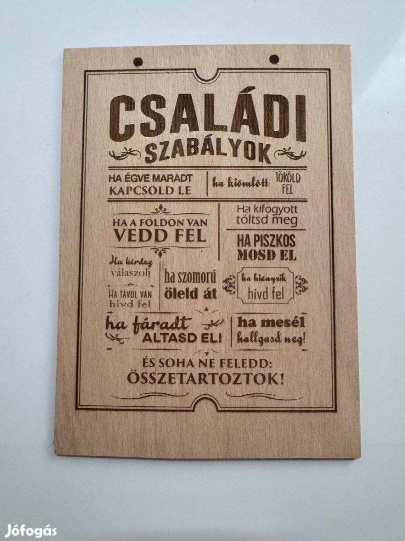 Fatábla Családi Szabályok