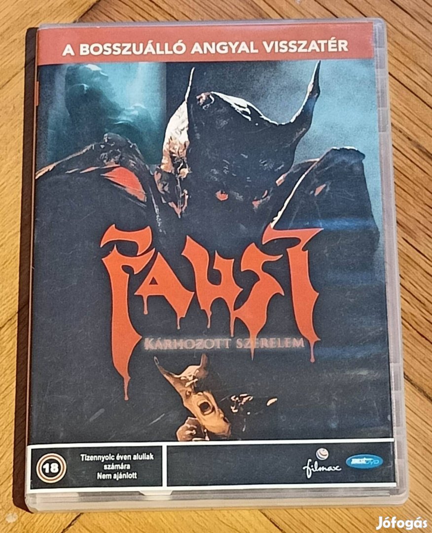 Faust Kárhozott szerelem dvd szuperhősös horror film