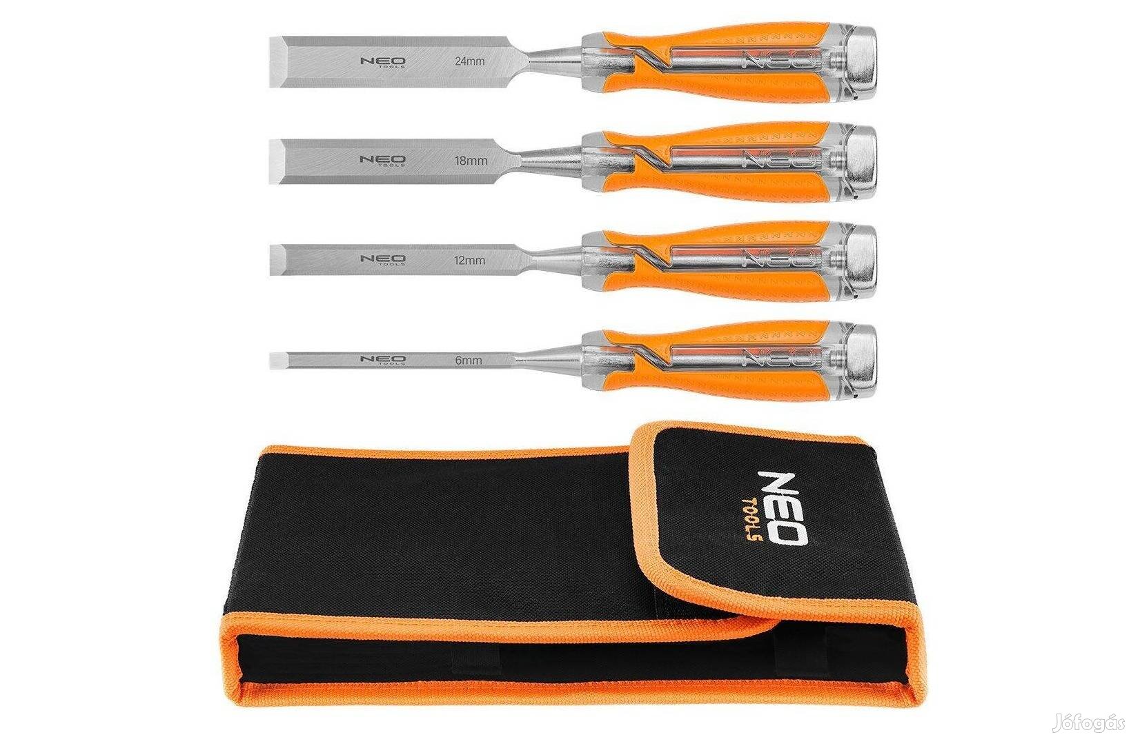 Favéső készlet NEO Tools 6-12-18-24mm kétkomponensű markolat gyöngyvás