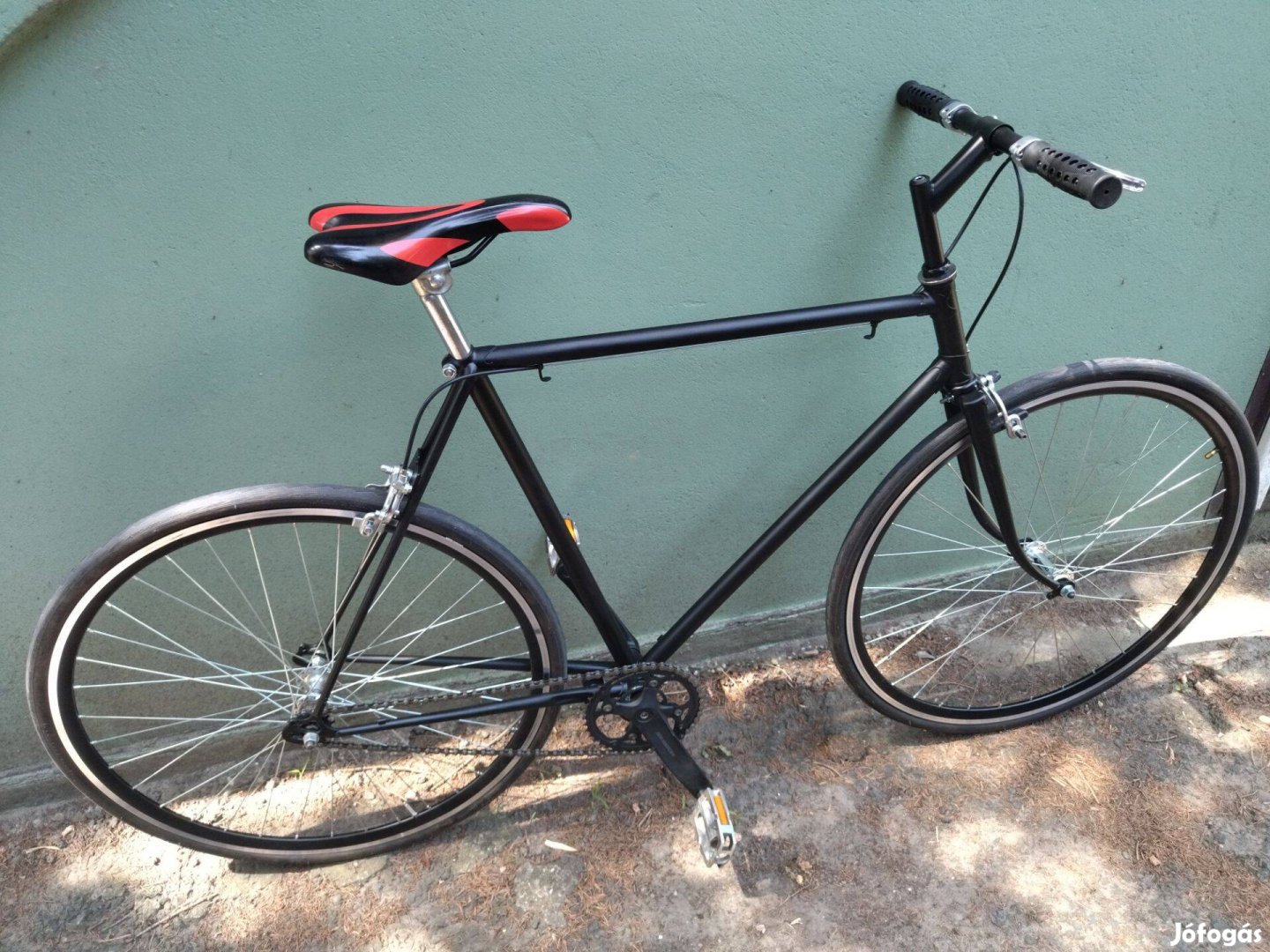 Favorit single speed,új 622-es dupla falú kerekek,új gumik