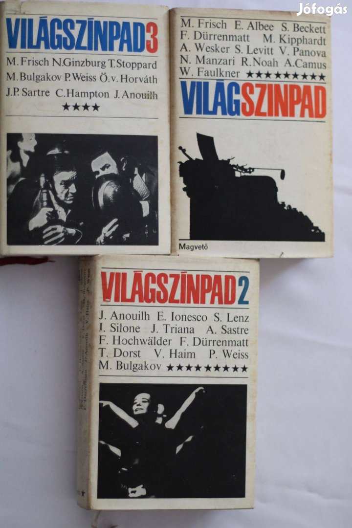 Fáy Árpád Világszínpad 1 - 3 / könyv Magvető Könyvkiadó 1971