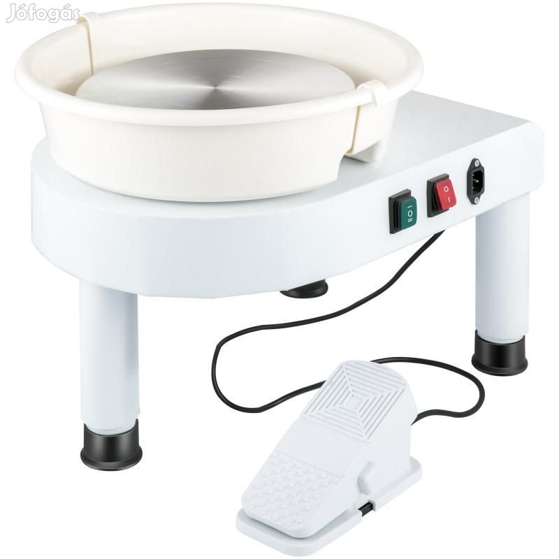 Fazekaskorong, Korongozó, agyagozó korong 250 mm -350W fehér