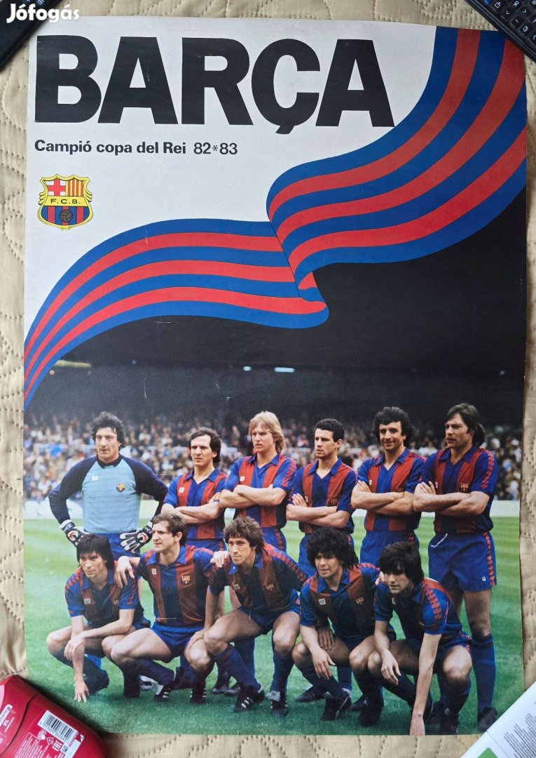 Fc Barcelona Diego Maradona eredeti plakát 1983