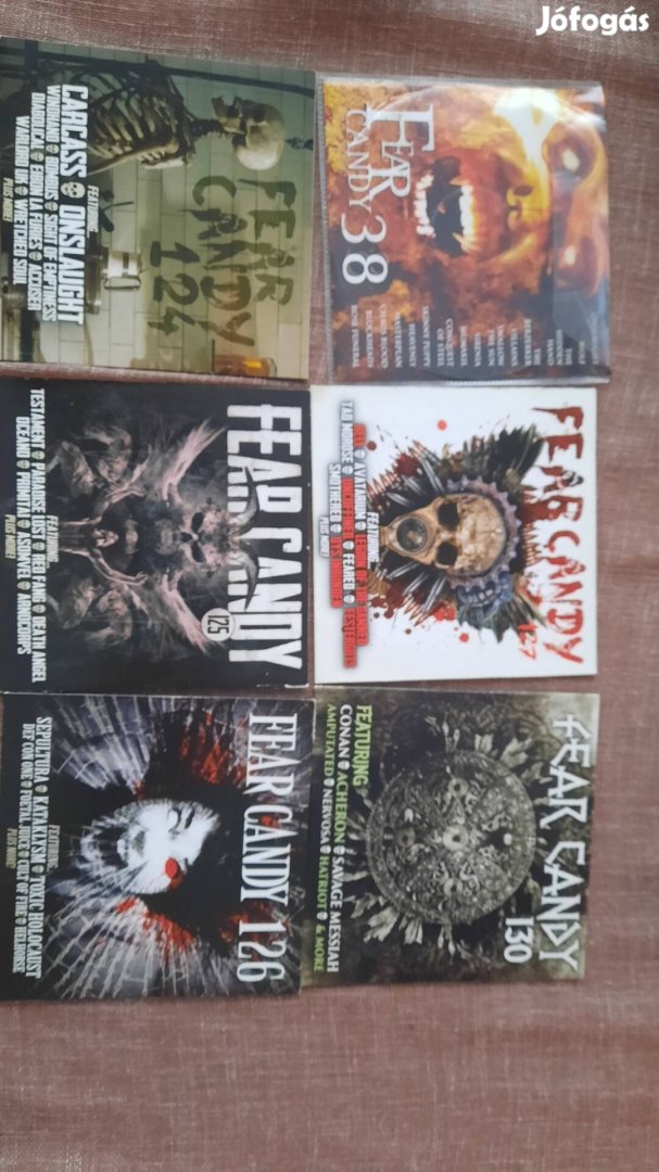 Fear Candy death, trash metal válogatás gyűjtemény cd