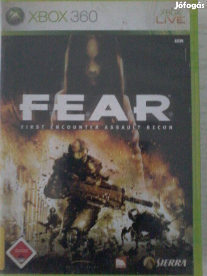 Fear Xbox 360 játék eladó.(nem postázom)