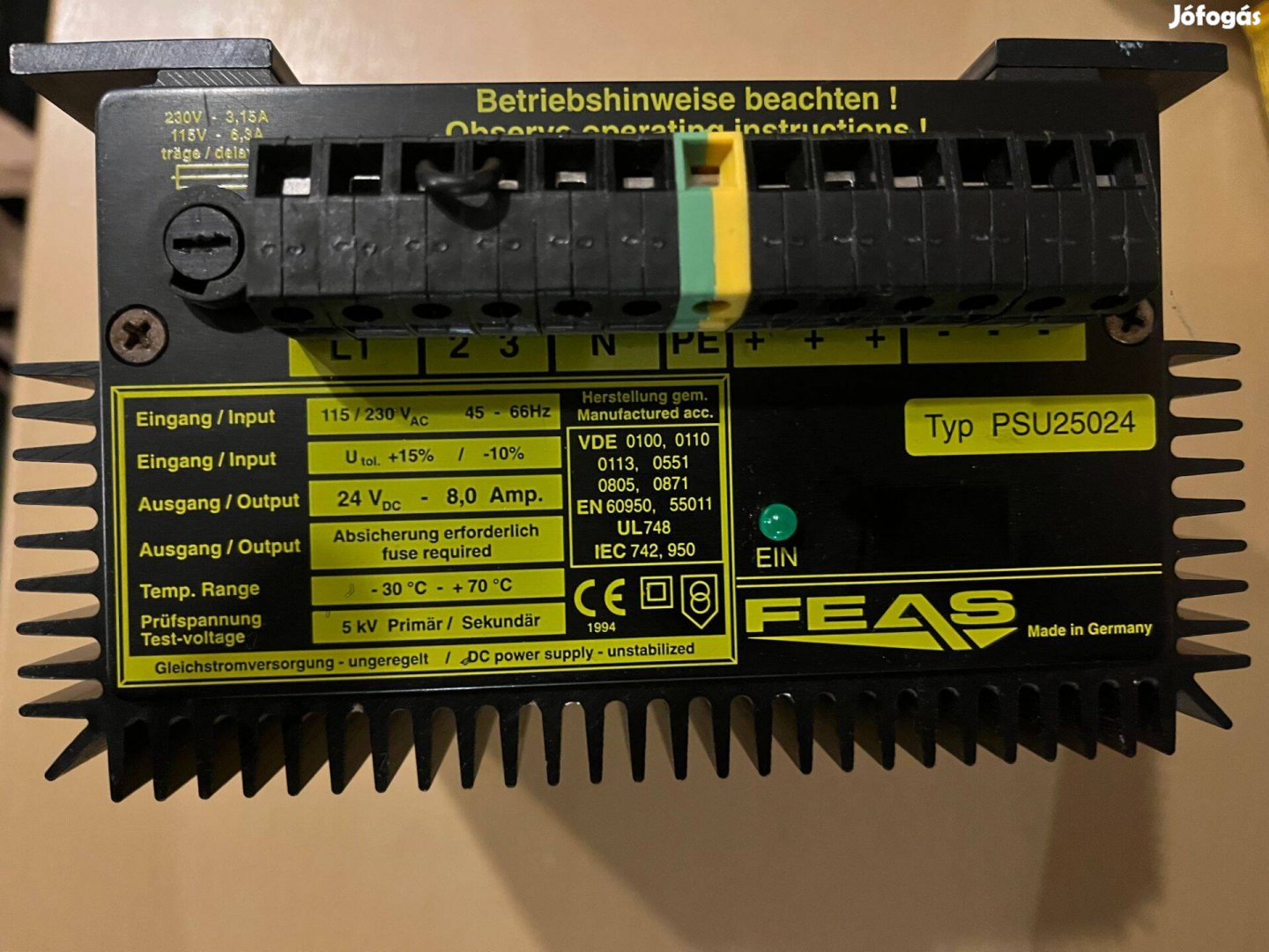 Feas PSU250 Tápegység Inverter