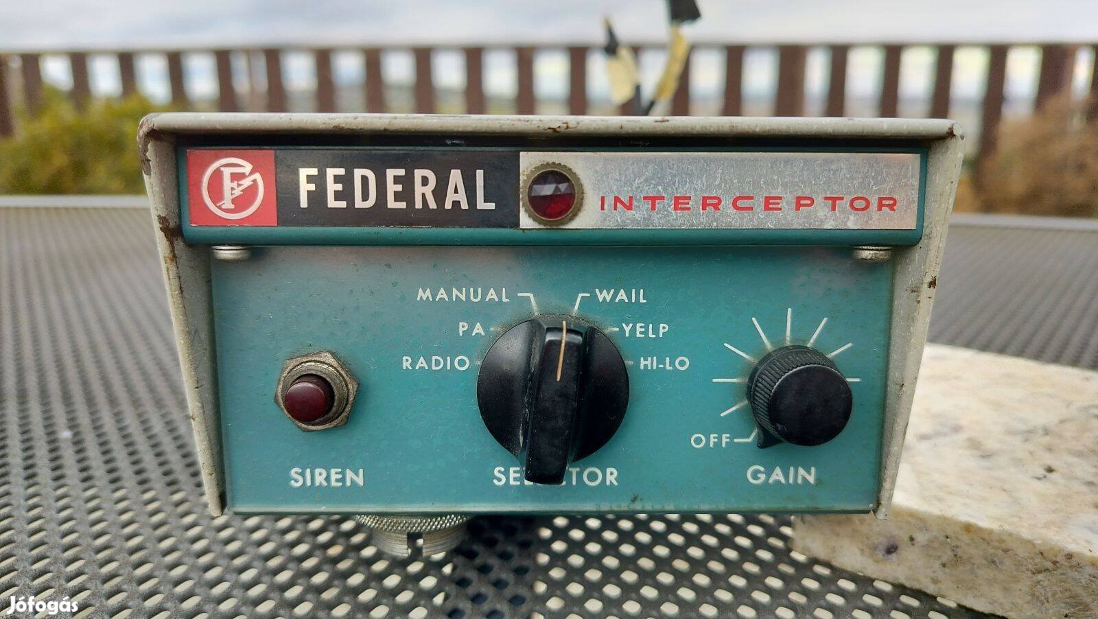 Federal Signal PA-20 A. sziréna vezérlő