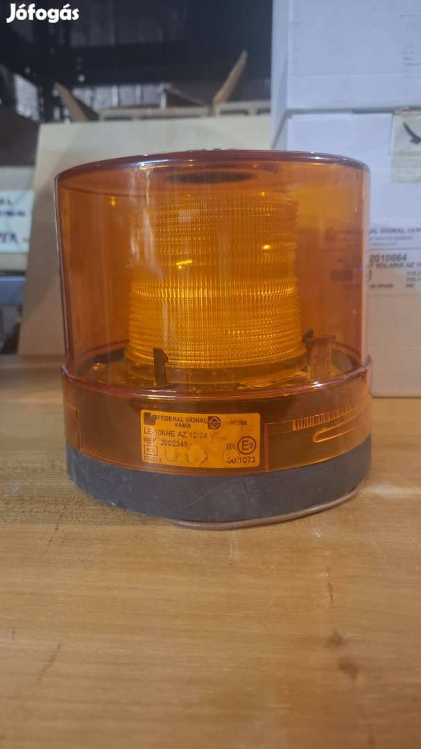 Federal Signal Vama villogó sárga Code3 whelen