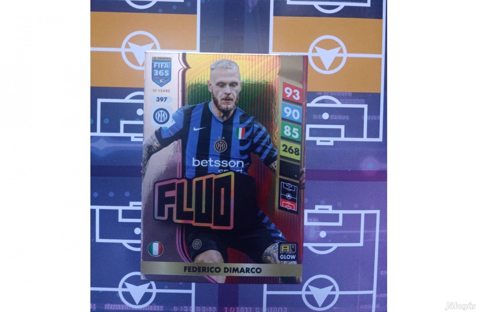 Federico Dimarco (Inter) Fifa 365 2025 Fluo focis kártya