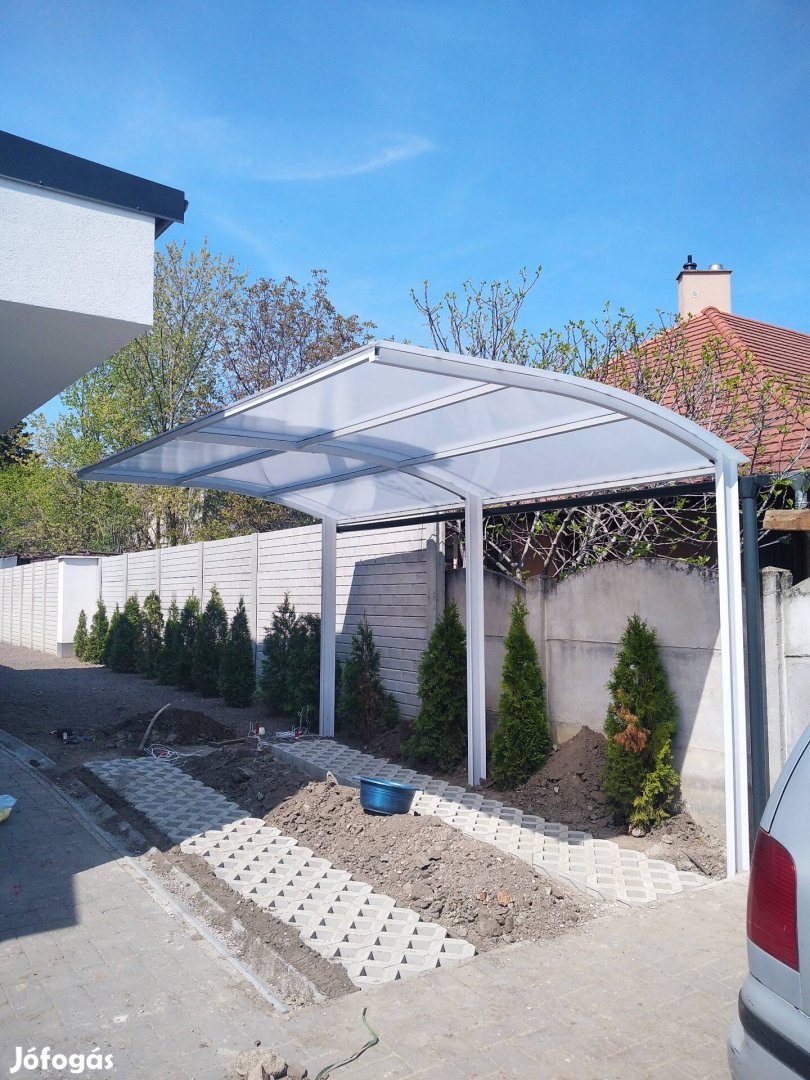 Fedett autobeálló, pergola, szaletli, szauna Épités! 20/9420521