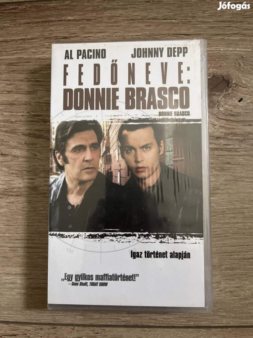 Fedőneve Donnie Brasco bontatlan vhs 