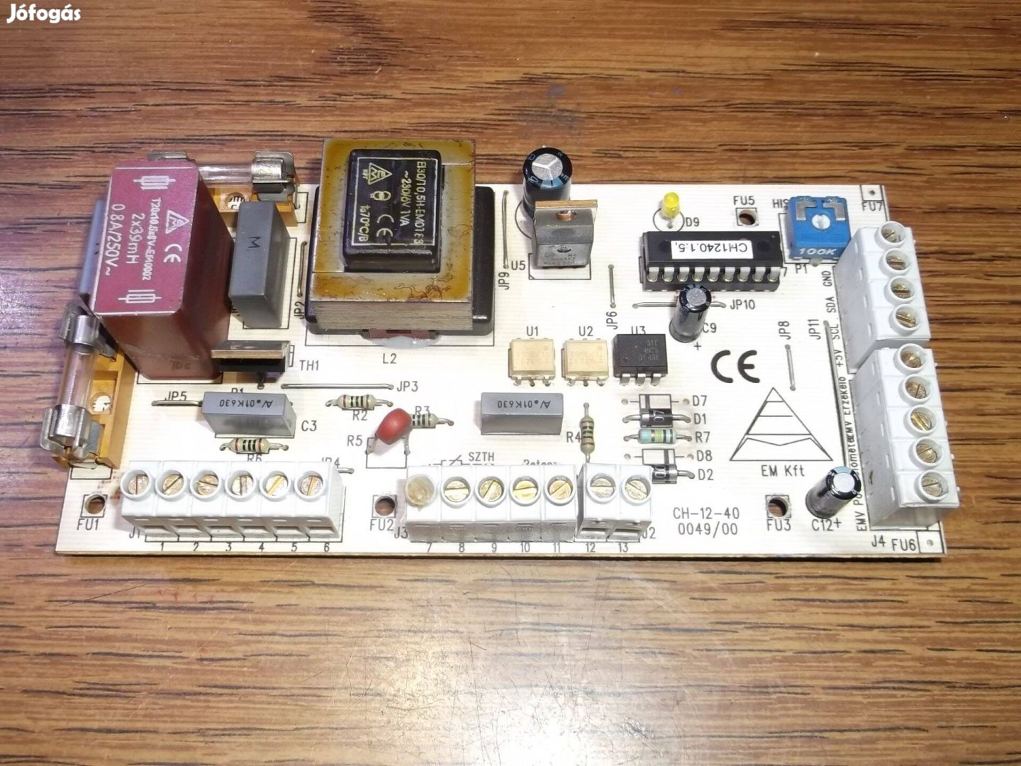 Fég C12-36H gázkazán vezérlő panel elektronika