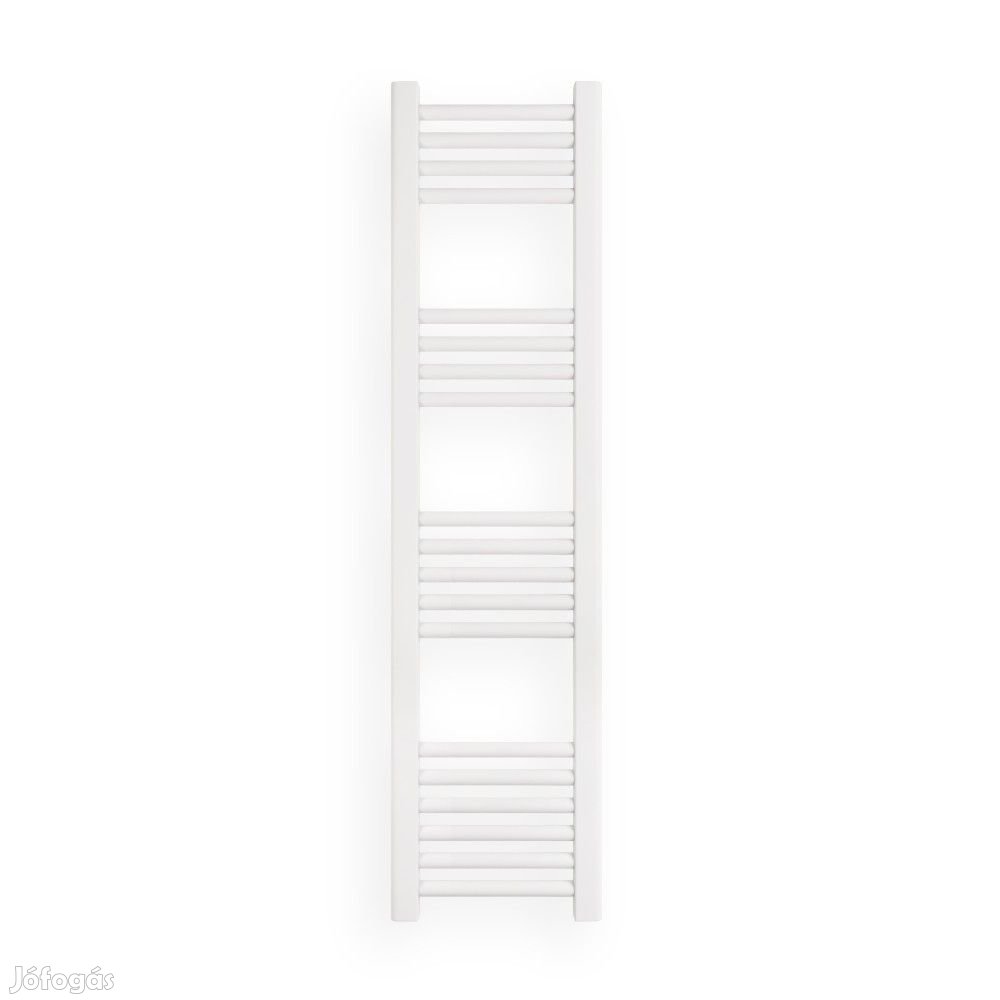Fehér 300x1200mm törölközőszárítós fürdőszobai radiátor Welland Lux |
