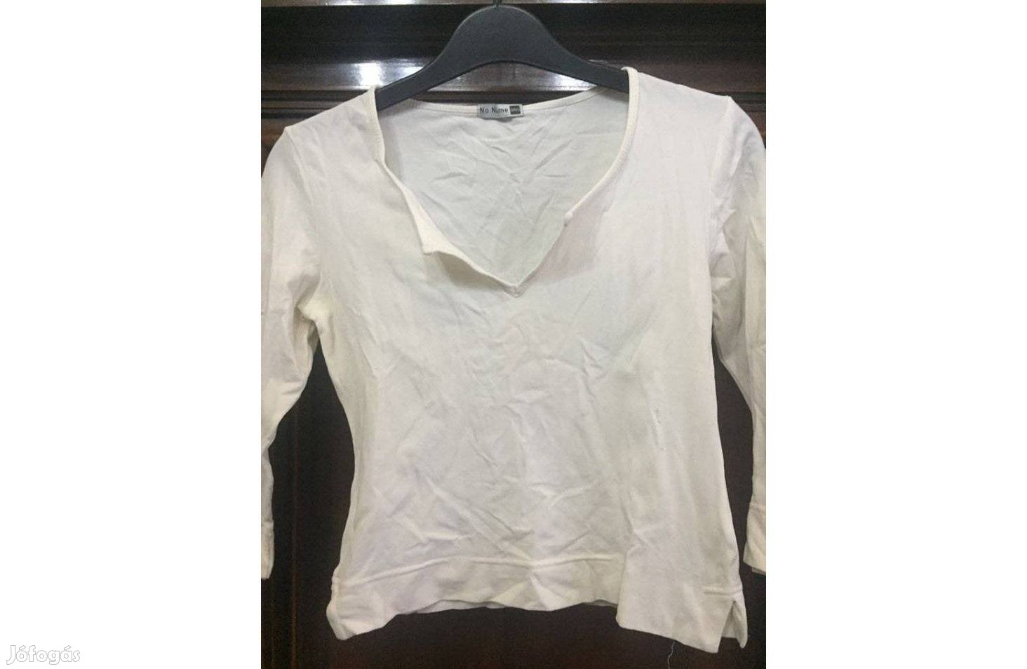 Fehér 34 ujjú felső
