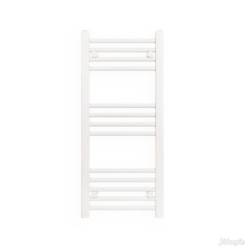 Fehér 400x900mm törölközőszárítós fürdőszobai radiátor Welland Lux |