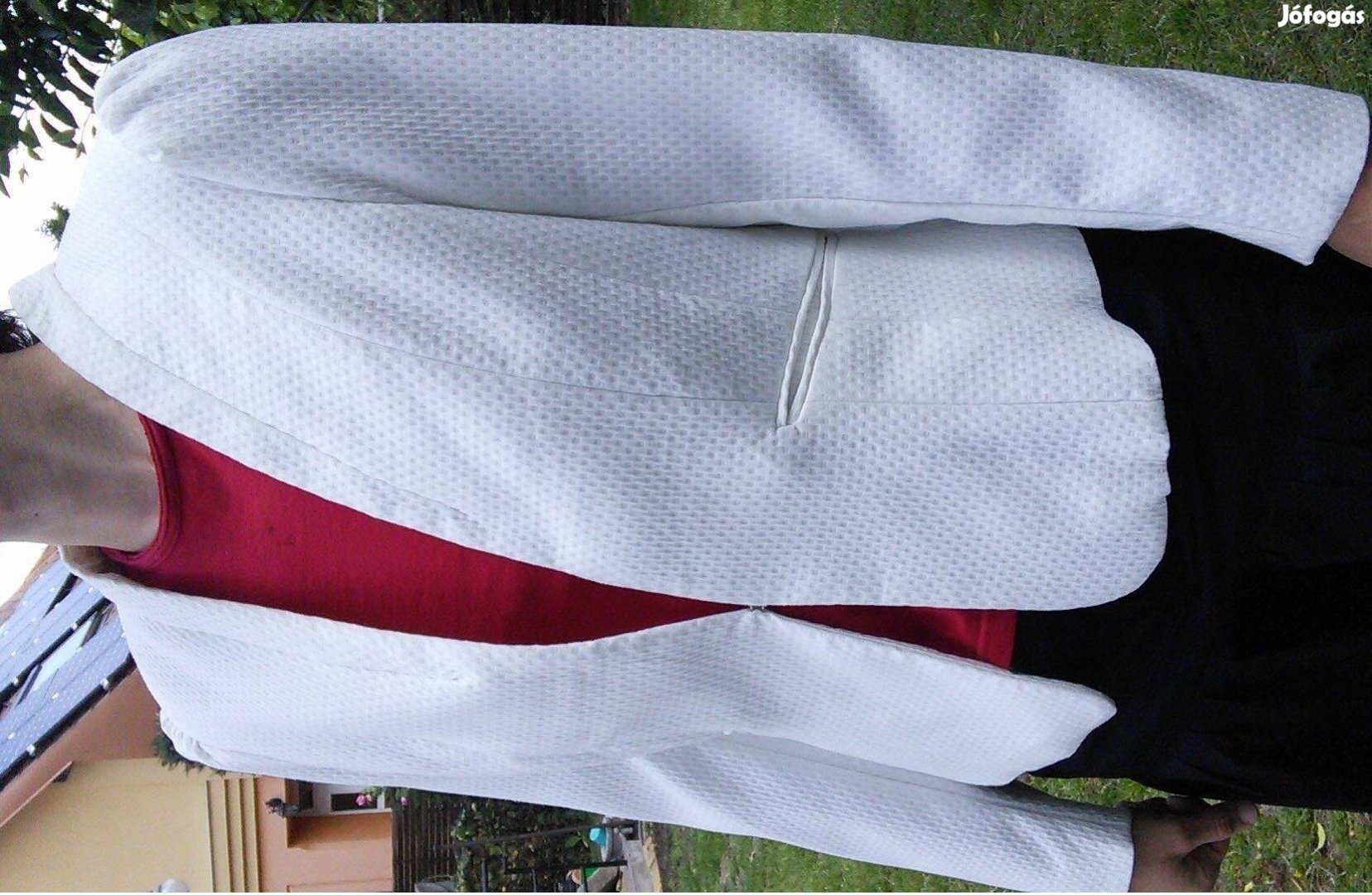 Fehér H&M blézer női 44-es 44 14-es 14 mellbőség 100 cm