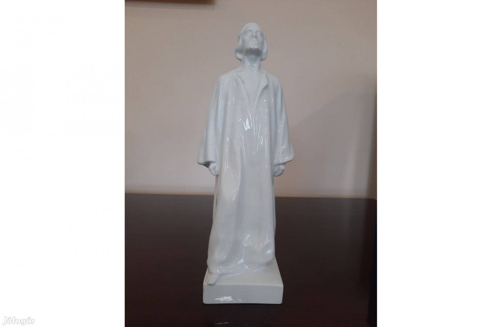 Fehér Herendi porcelán Jézus szobor, figura eladó