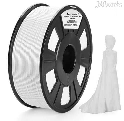 Fehér PLA Filament 1.75mm  1kg  (3994)