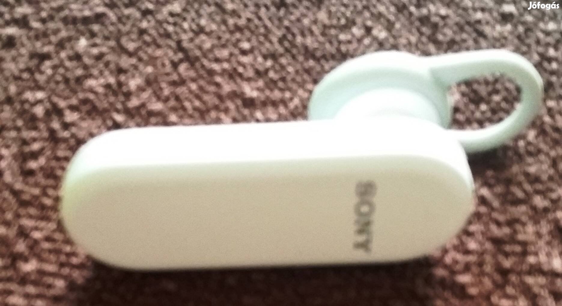 Fehér Sony bluetooth füles okos telefonhoz