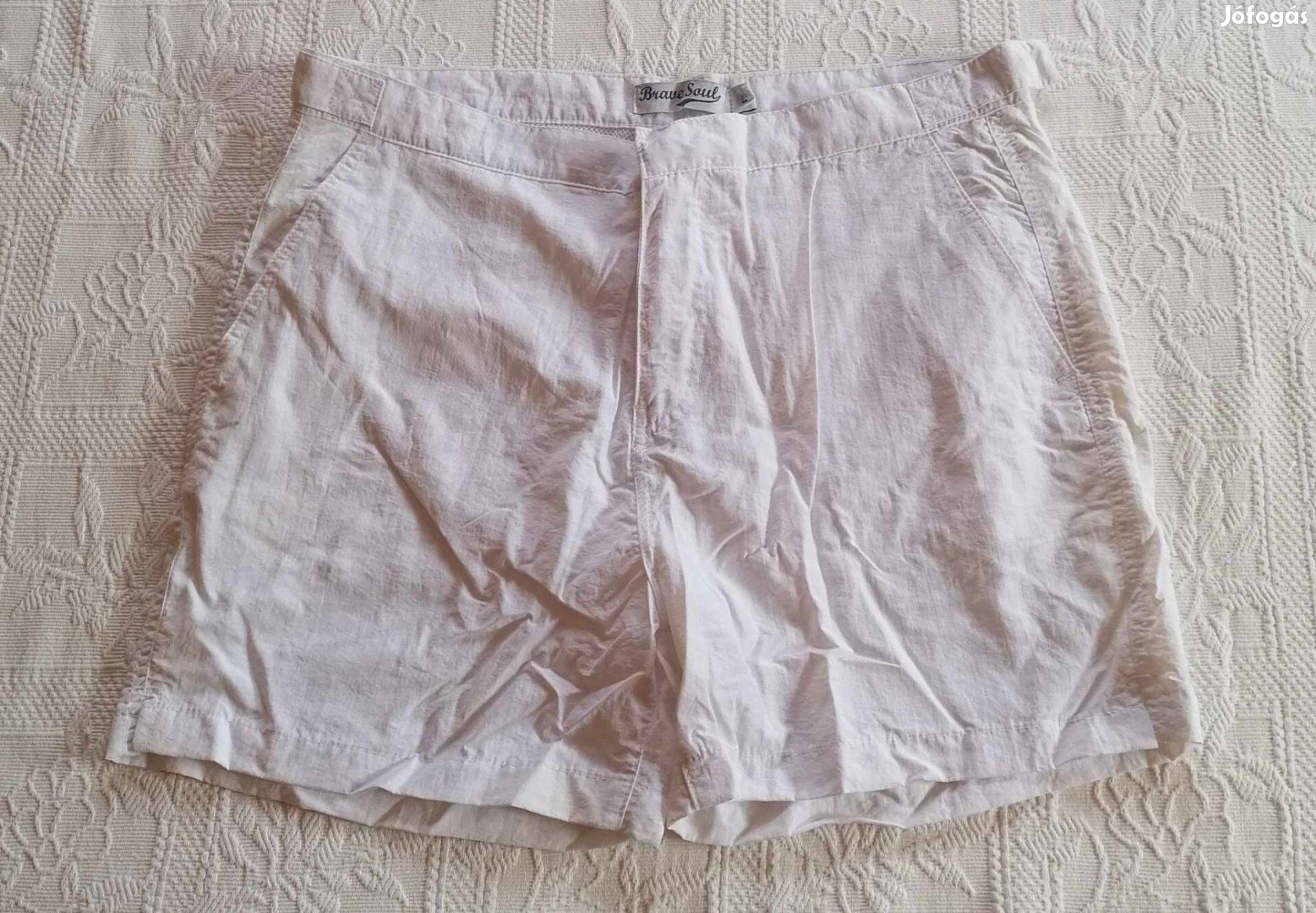Fehér Színű Brave Soul Férfi Rövidnadrág Beach Short L méret