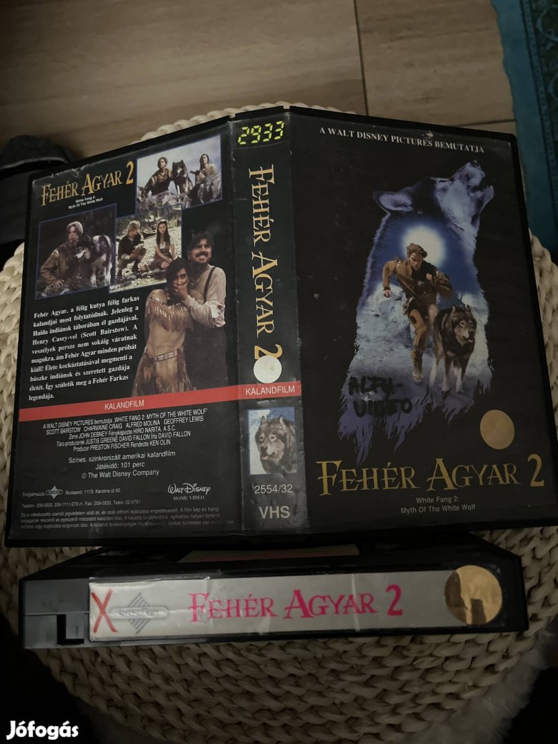 Fehér agyar 2 vhs