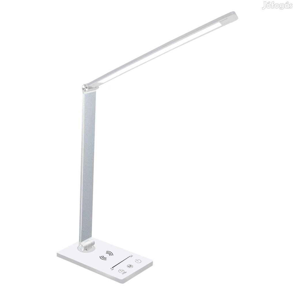 Fehér asztali 5W LED lámpa Qi töltővel 300lm - Milagro Vario (ML8867)