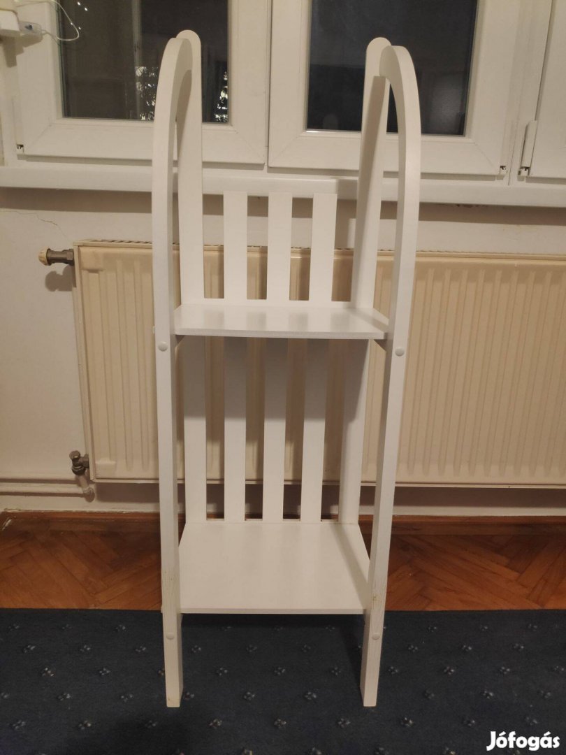 Fehér dekor szánkó polc Városligetnél eladó