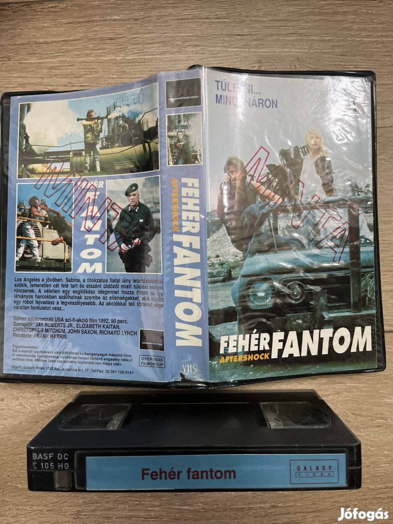 Fehér fantom vhs 