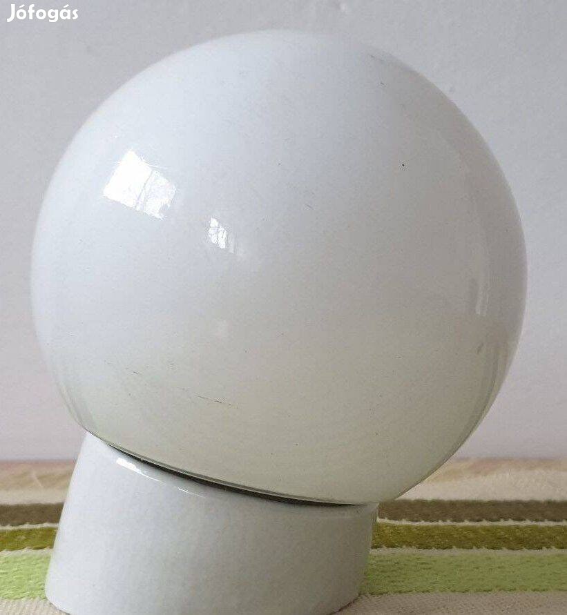 Fehér gömb lámpabúra + foglalat