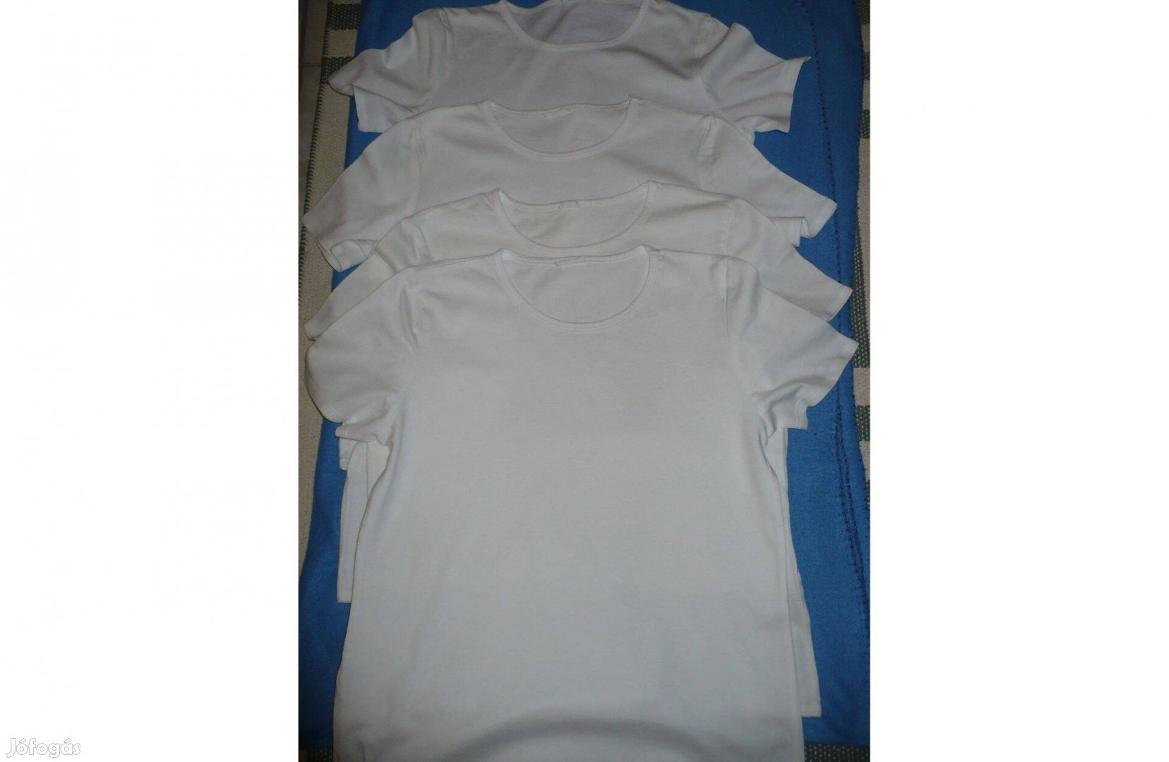 Fehér gyermek pólók, 12-14 évesre