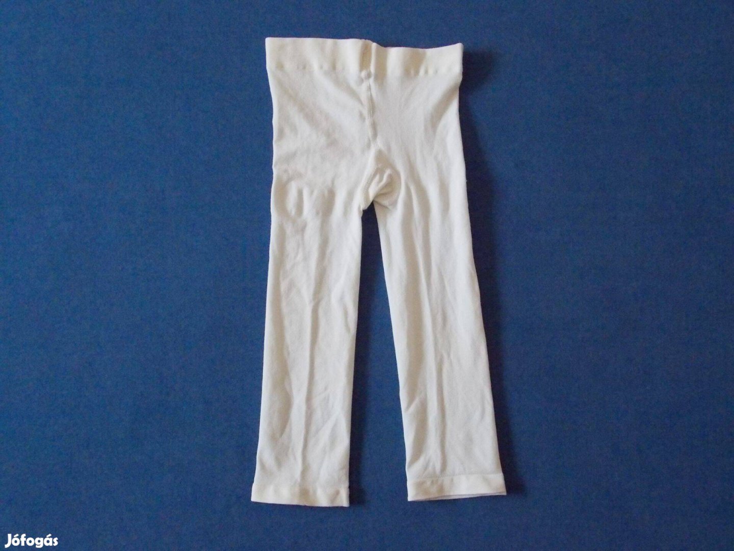 Fehér harisnya leggings 98-104-es, 3-4 éves kislányra